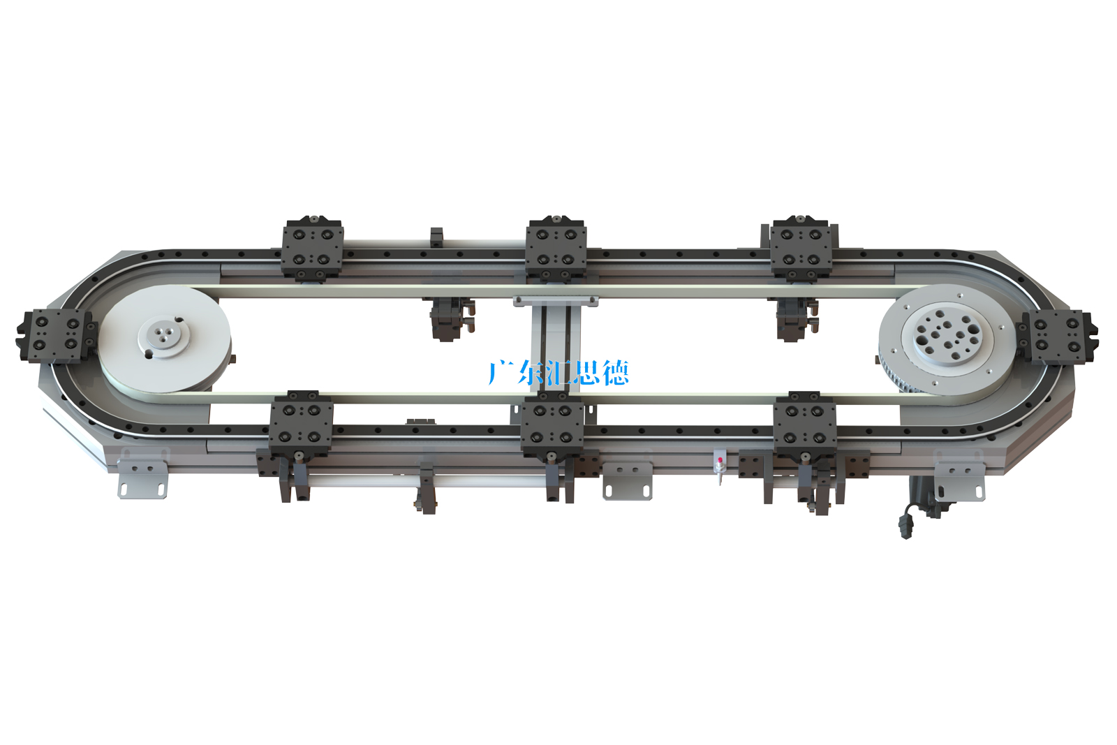 环形导轨运送线同步带传动和链条传动该怎样选择？？？？？(图1)