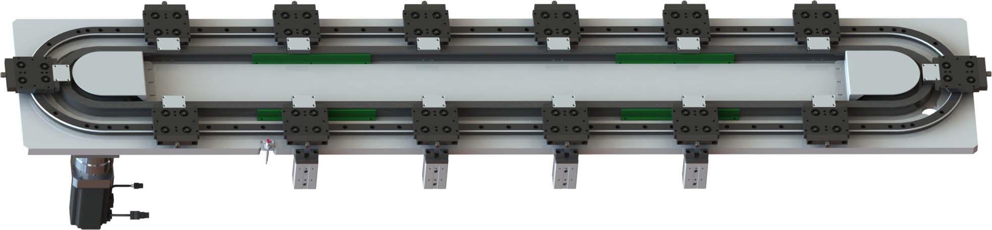 椭圆底板结构链传动环形导轨运送线25系列-OV2(图3)