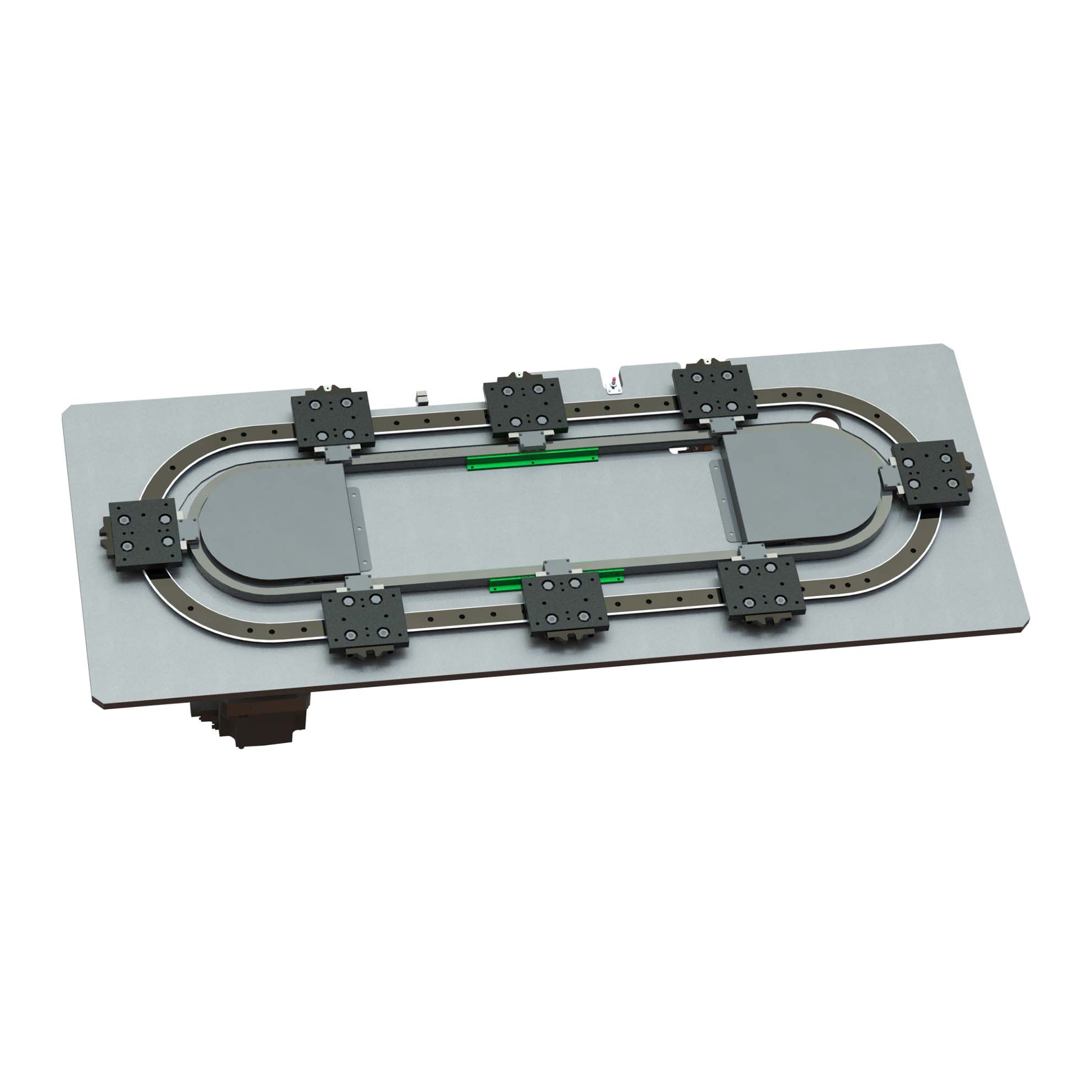 中载椭圆底板结构环形导轨运送线44-OV2系列